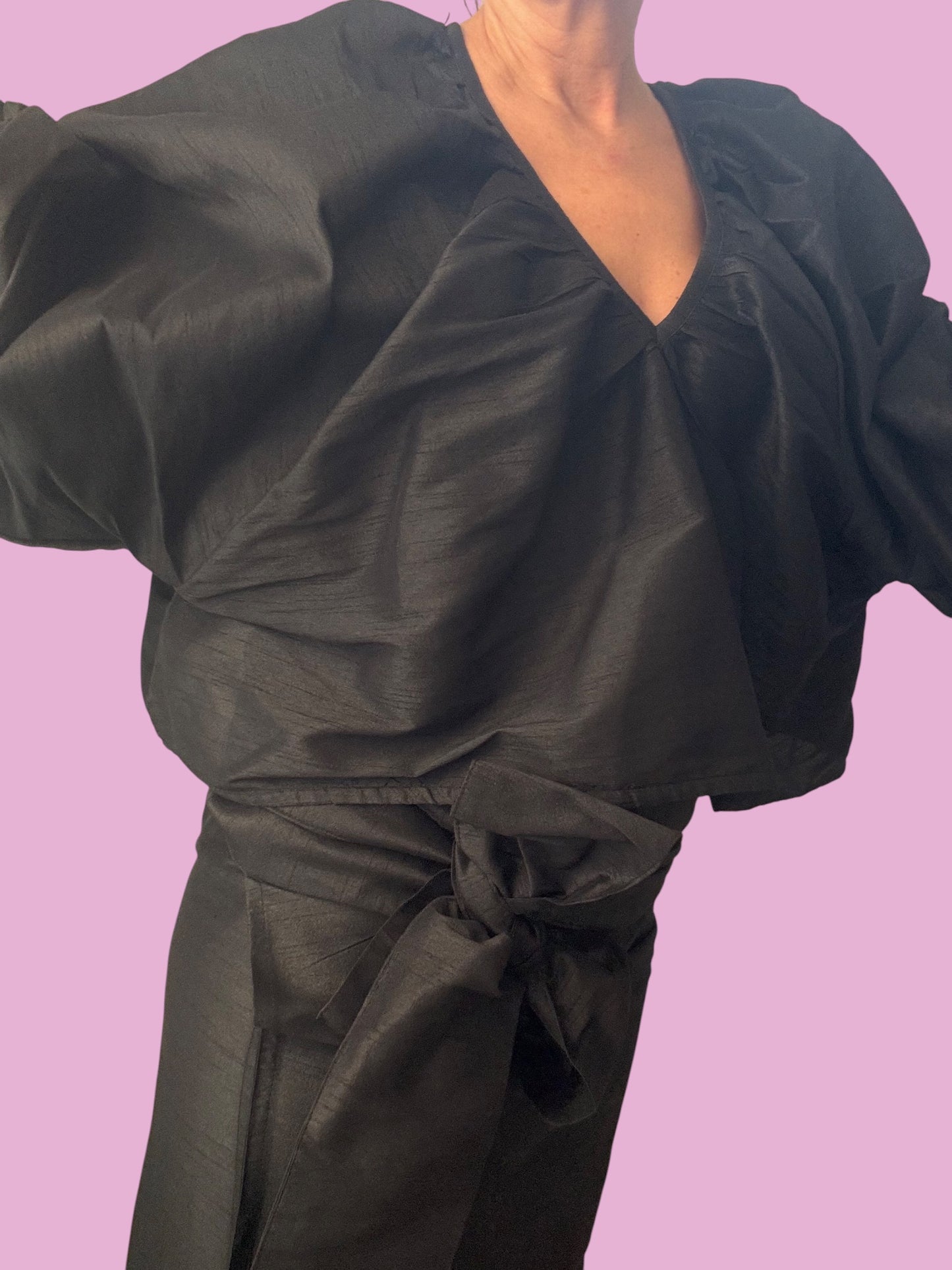 Combo Top Volume Libero + Gonna Fiocco