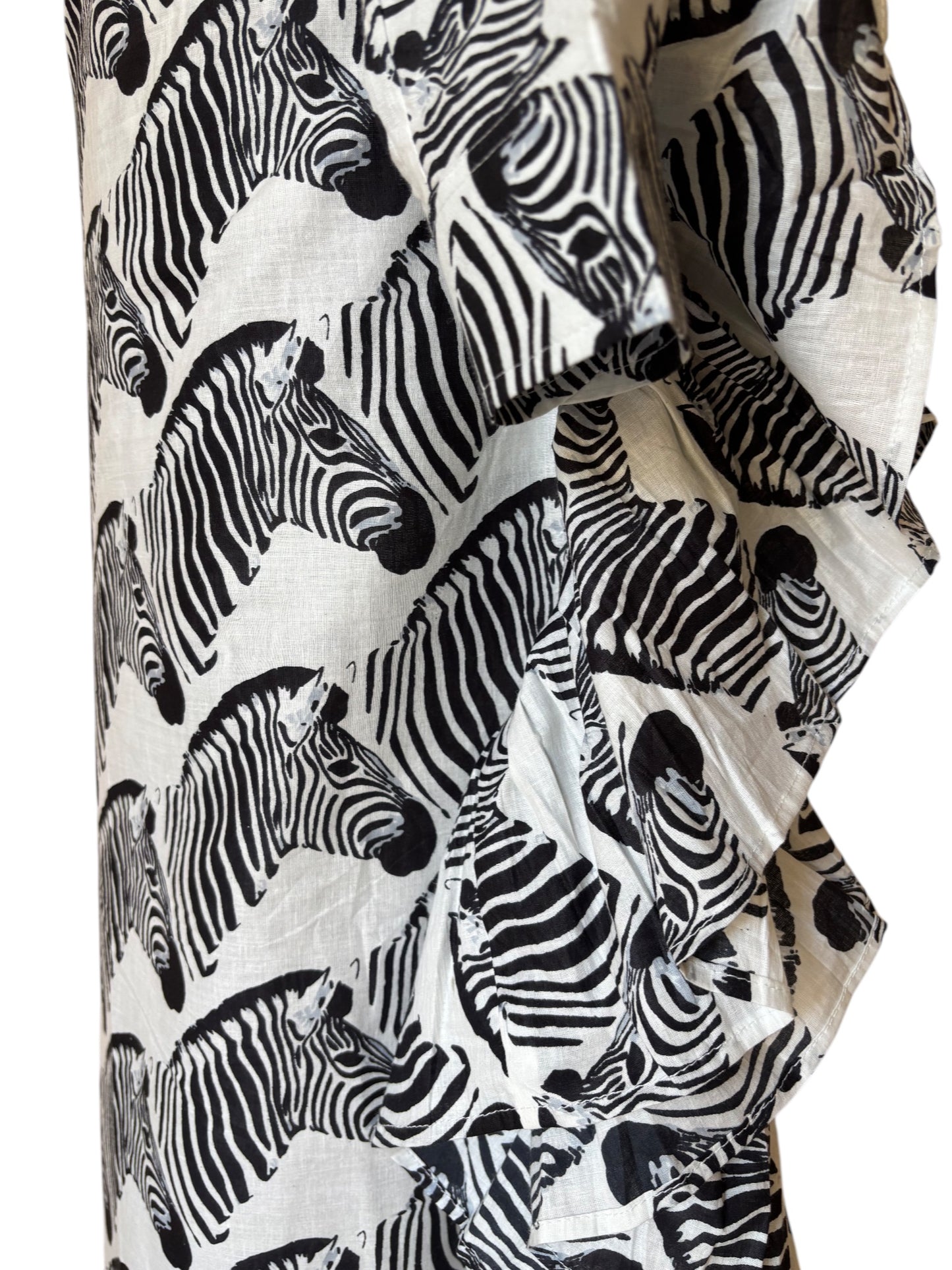 COMPLETO ZEBRE : gonna pareo + camicia