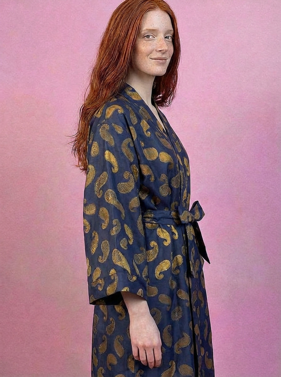 Kimono Blu Reale