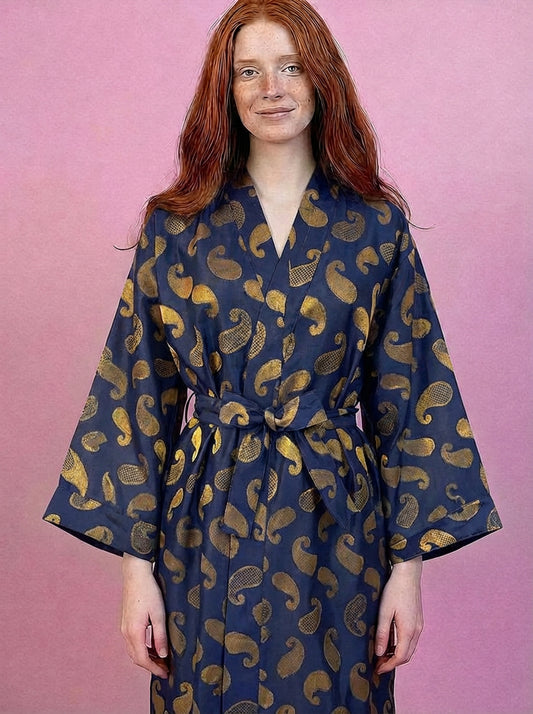Kimono Blu Reale