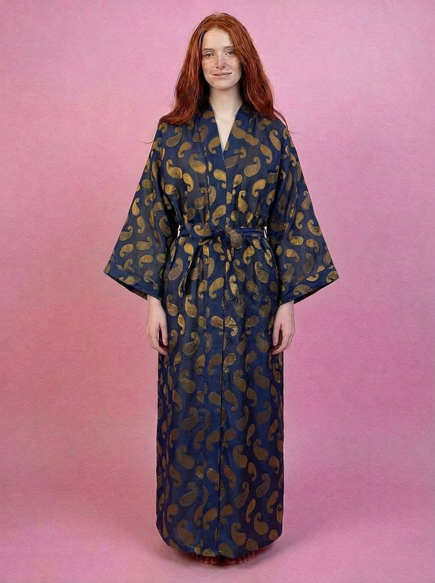 Kimono Blu Reale