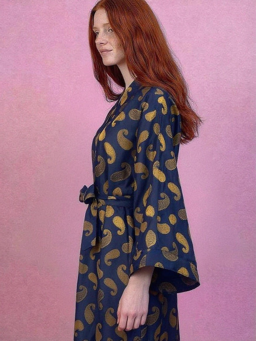 Kimono Blu Reale
