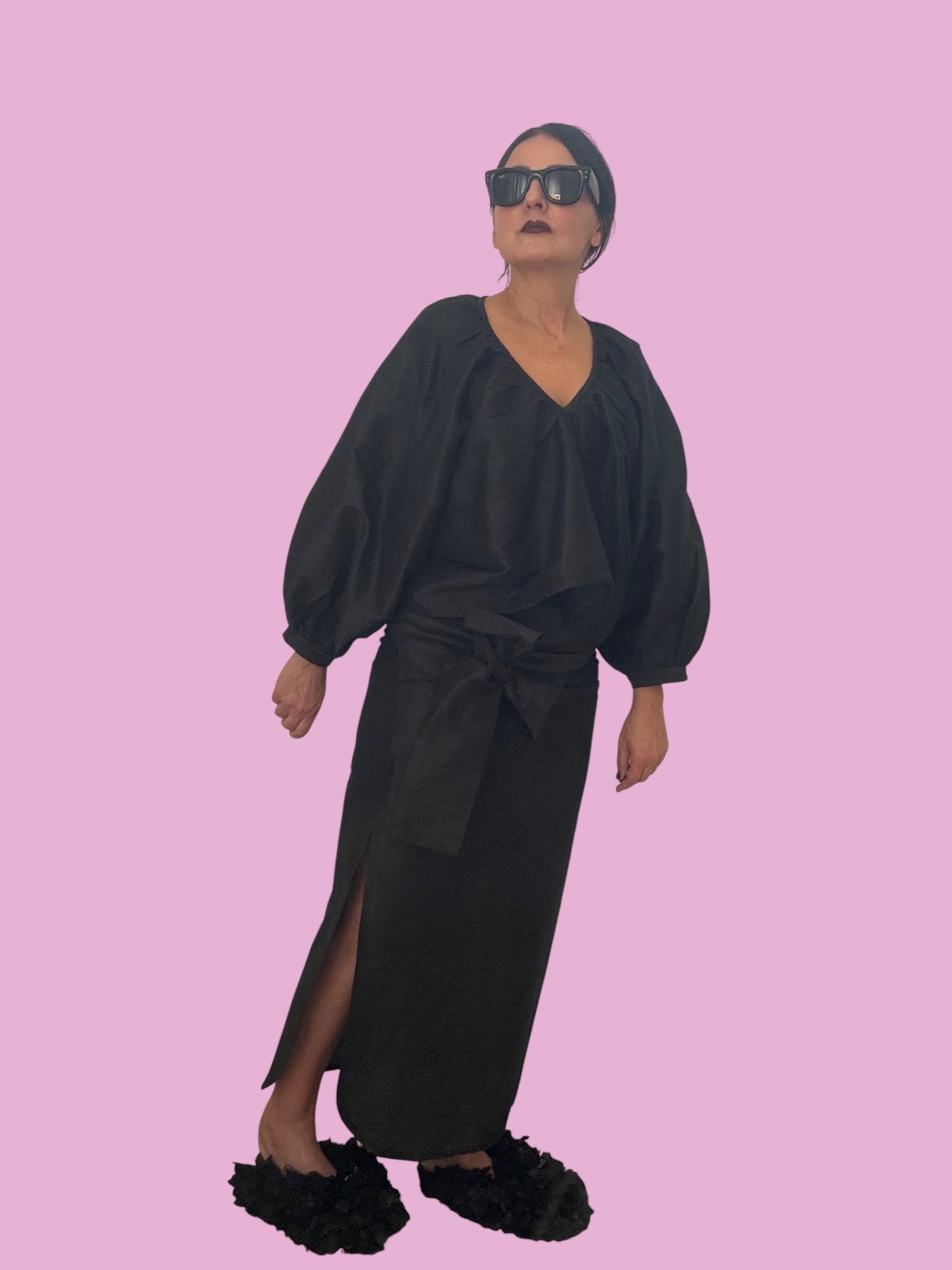 Combo Top Volume Libero + Gonna Fiocco