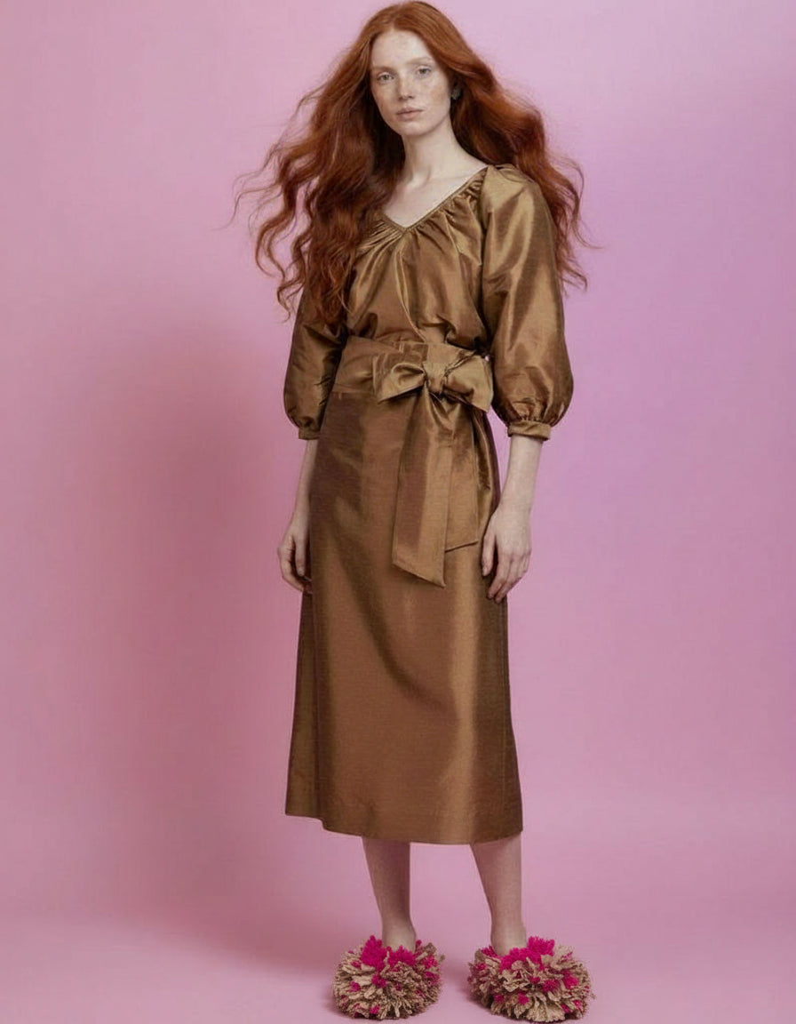 Combo Top Volume Libero + Gonna Fiocco